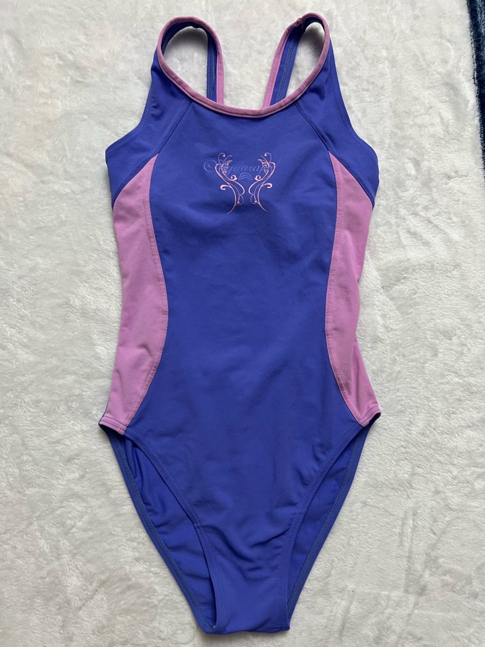 Purple & Pink One-Piece Swimsuit